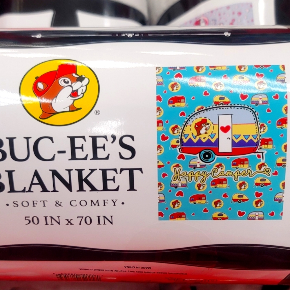 Buc-ees Happy Camper Blanket